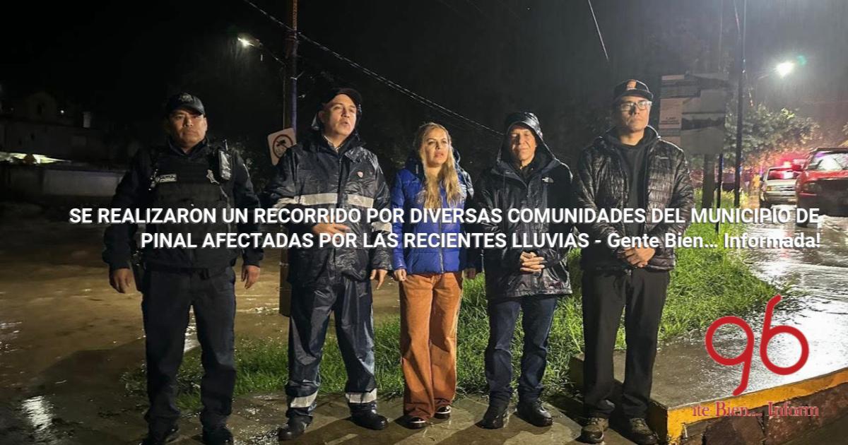 Realizaron SE REALIZARON UN RECORRIDO POR DIVERSAS COMUNIDADES DEL MUNICIPIO DE ...