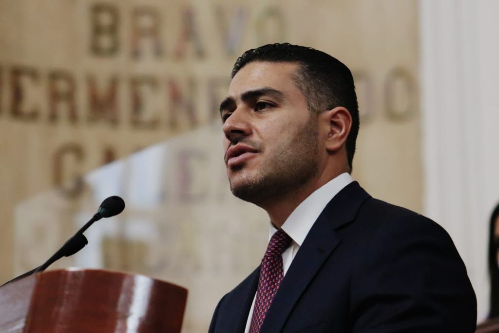 omar garcia harfuch en comparecencia ante el congreso capitalino