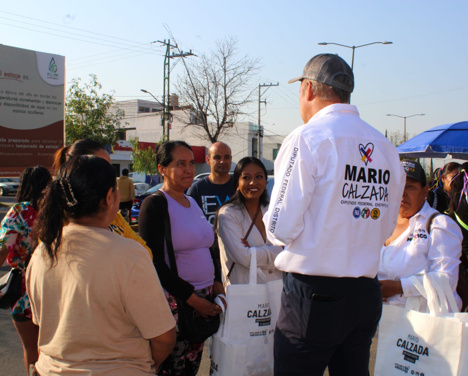 ESTE DÍA, EL CANDIDATO A DIPUTADO FEDERAL DEL DISTRITO 05, MARIO CALZADA MERCADO,