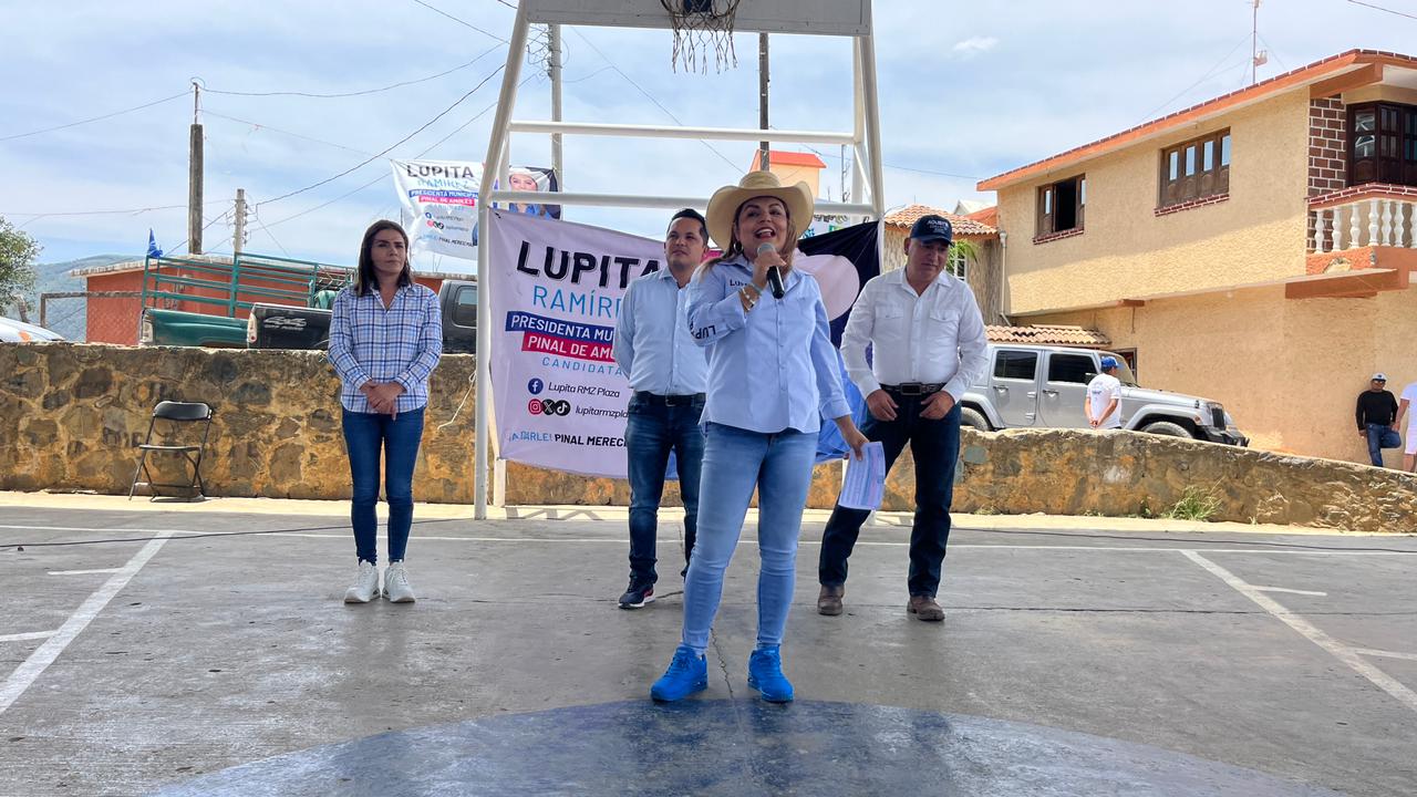 LUPITA RAMÍREZ PLAZA PRIORIZA LA REACTIVACIÓN DEL CAMPO PINALENSE EN SU CAMPAÑA POR SANTA ÁGUEDA