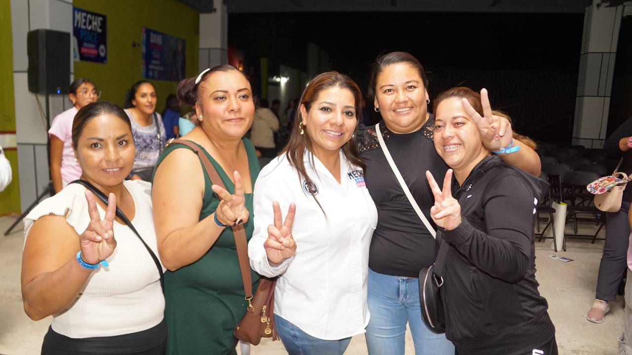 ANTE MÁS DE 700 MUJERES ESCOBEDENSES, MECHE PONCE SE COMPROMETE A DEFENDERLA EN TODO MOMENTO