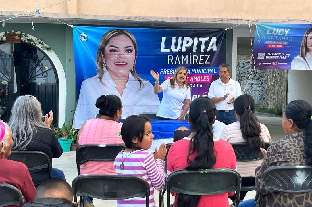 PINAL MERECE MAS: LUPITA RAMÍREZ PLAZA, CANDIDATA COMÚN DEL PAN Y EL PRI A LA PRESIDENCIA MUNICIPAL DE PINAL DE AMOLES