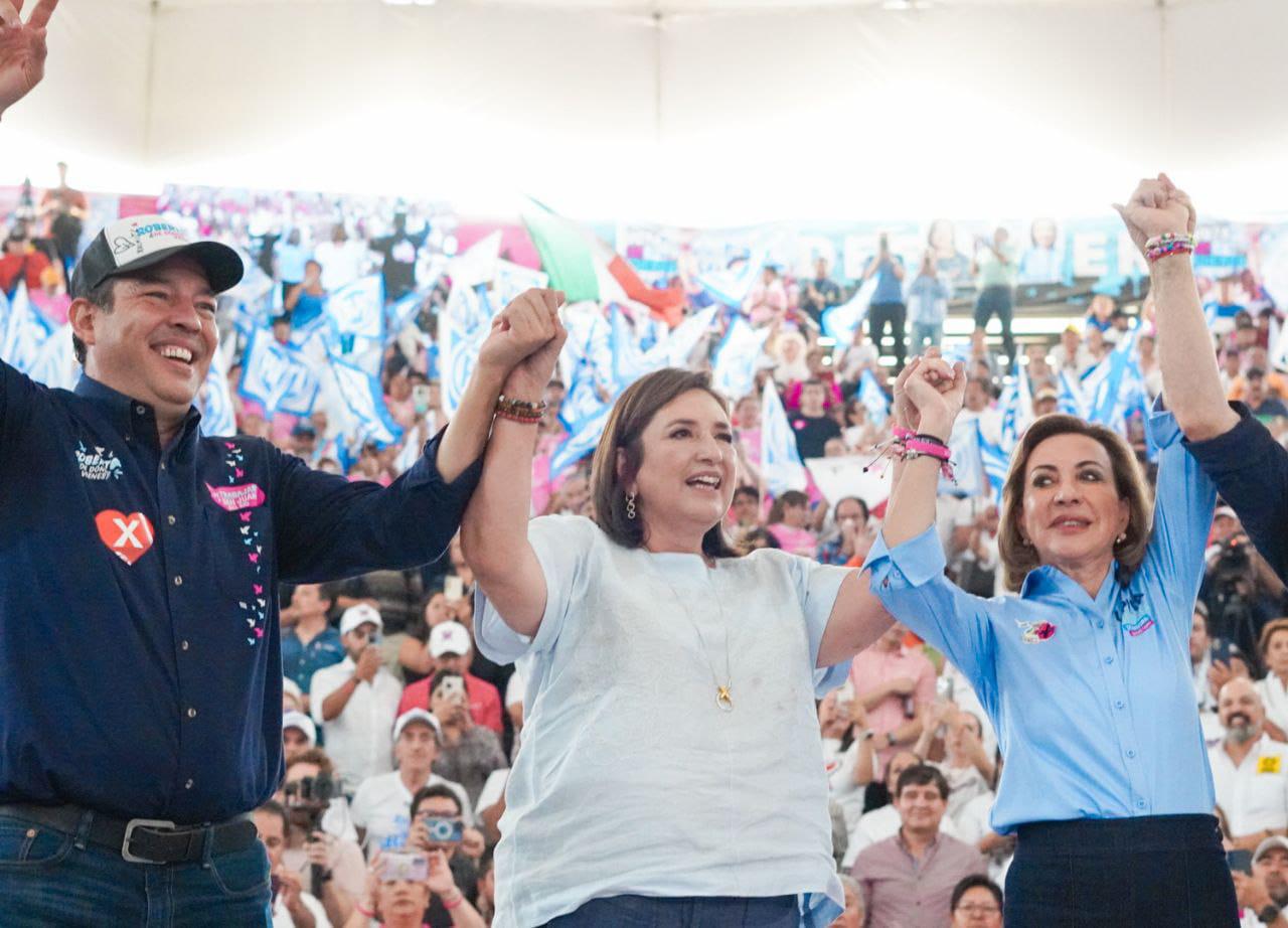 XÓCHITL GÁLVEZ CIERRA CAMPAÑA EN SAN JUAN DEL RÍO JUNTO CON ROBERTO CABRERA