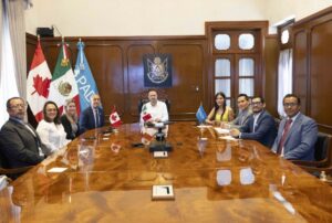 SE REÚNE MAURICIO KURI CON AUTORIDADES DEL DEPARTAMENTO DEL TRABAJO DEL GOBIERNO DE CANADÁ