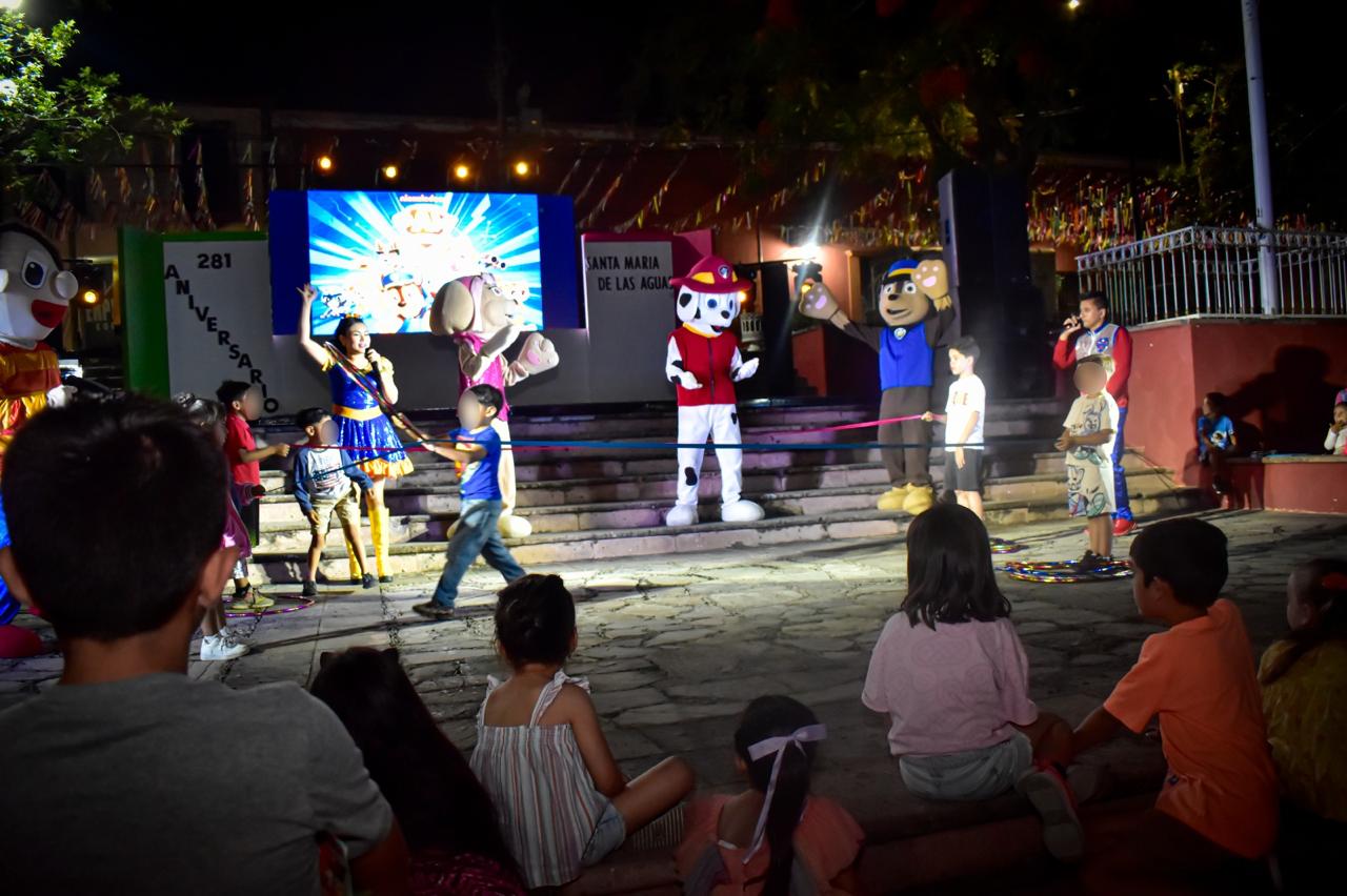 CABECERA MUNICIPAL CELEBRA A LO GRANDE EL DÍA DEL NIÑO CON PAW PATROL BELY Y BETO