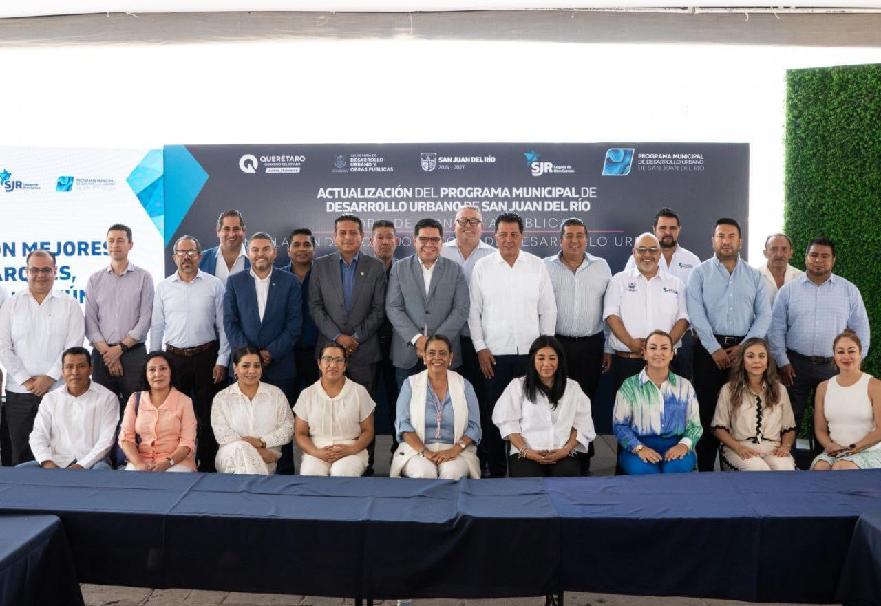 INTEGRAN E INSTALAN EL CONSEJO MUNICIPAL DE DESARROLLO URBANO DE SAN JUAN DEL RÍO