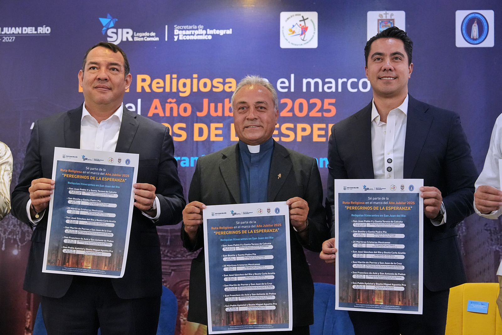 PRESENTA FELIFER MACÍAS LA RUTA RELIGIOSA PEREGRINOS DE LA ESPERANZA