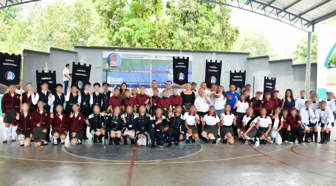JALPAN FUE SEDE DEL XIV CONCURSO DE BANDAS DE GUERRA Y ESCOLTAS DE BANDERA NACIONAL 2025