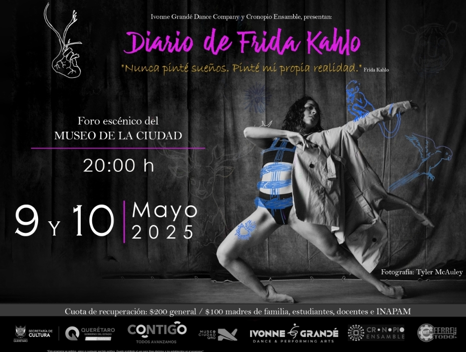 ALISTA EL MUSEO DE LA CIUDAD LA PRESENTACIÓN DE DIARIO DE FRIDA KAHLO