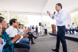 INAUGURA GOBERNADOR PASO SUPERIOR VEHICULAR LOS BENITOS