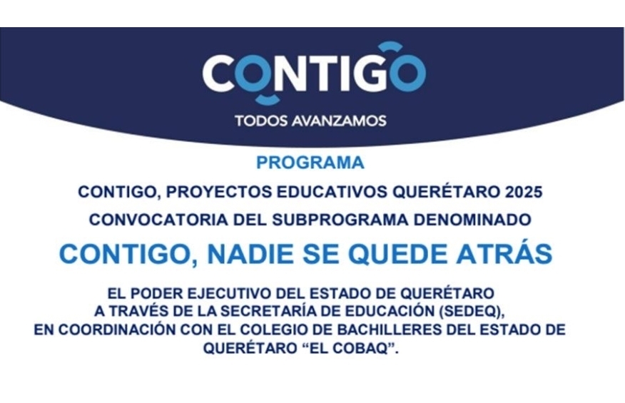 LANZA SEDEQ CONVOCATORIA PARA EL PROGRAMA QUE NADIE SE QUEDE ATRÁS 2025