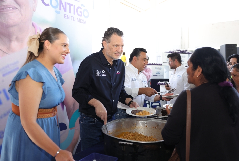 IMPULSA GOBERNADOR EL PROGRAMA CONTIGO EN TU MESA EN LANDA DE MATAMOROS