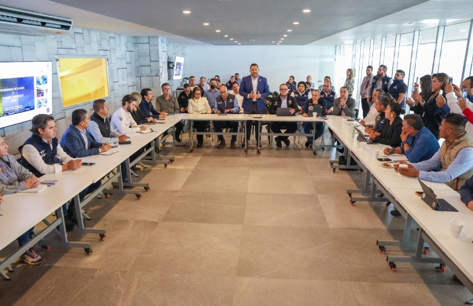 SE REÚNEN AUTORIDADES METROPOLITANA PARA DAR SEGUIMIENTO A TEMPORADA DE LLUVIAS