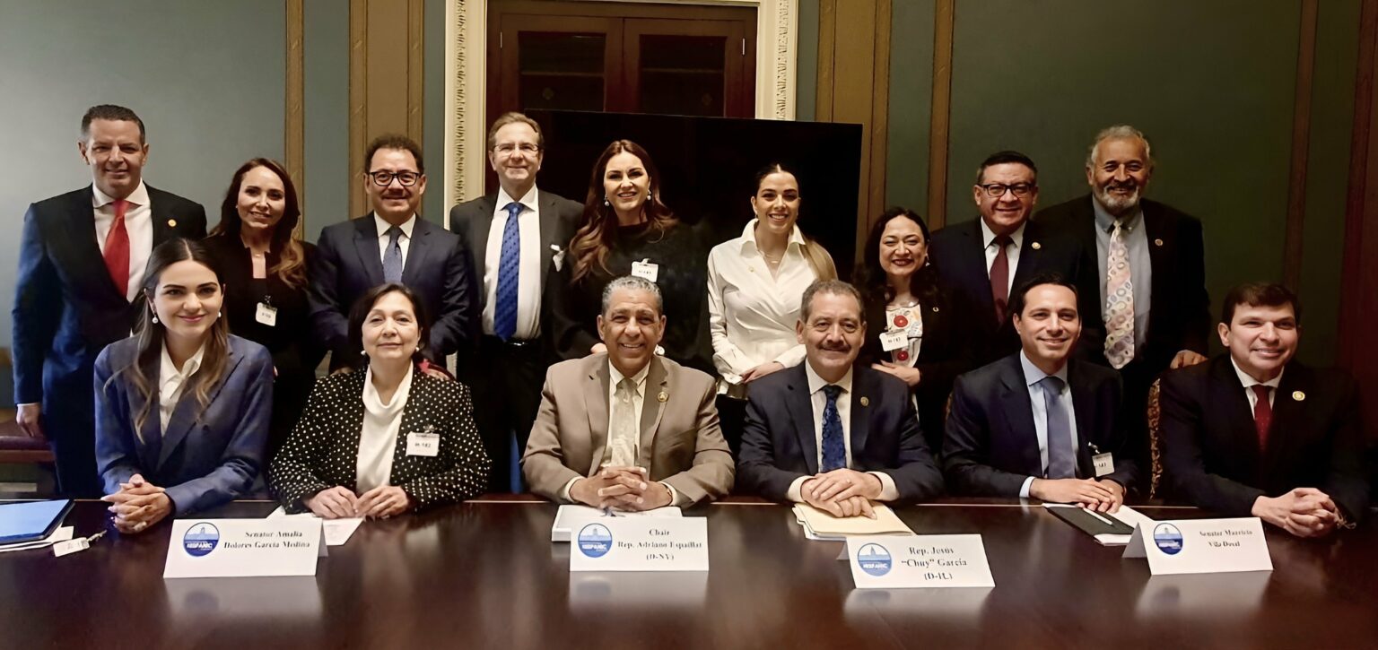 SENADORES MEXICANOS DIALOGANDO CON CAUCUS HISPANO DE EE.UU. SOBRE IMPUESTO A REMESAS