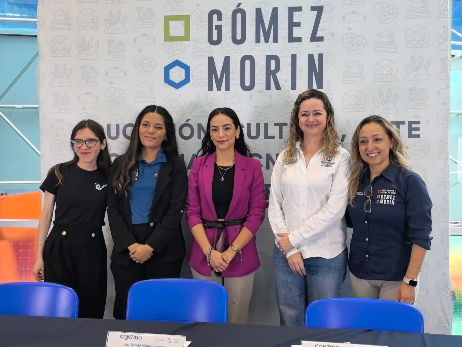ANUNCIAN EVENTO CULTURAL UNIDOS POR LAS SEÑAS EN EL GÓMEZ MORIN, CECEQ