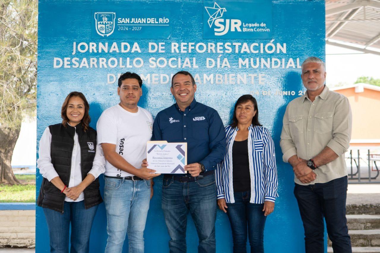 ROBERTO CABRERA ENCABEZA LA JORNADA DE REFORESTACÍON «DÍA MUNDIAL DEL MEDIO AMBIENTE» EN SOLEDAD DEL RÍO