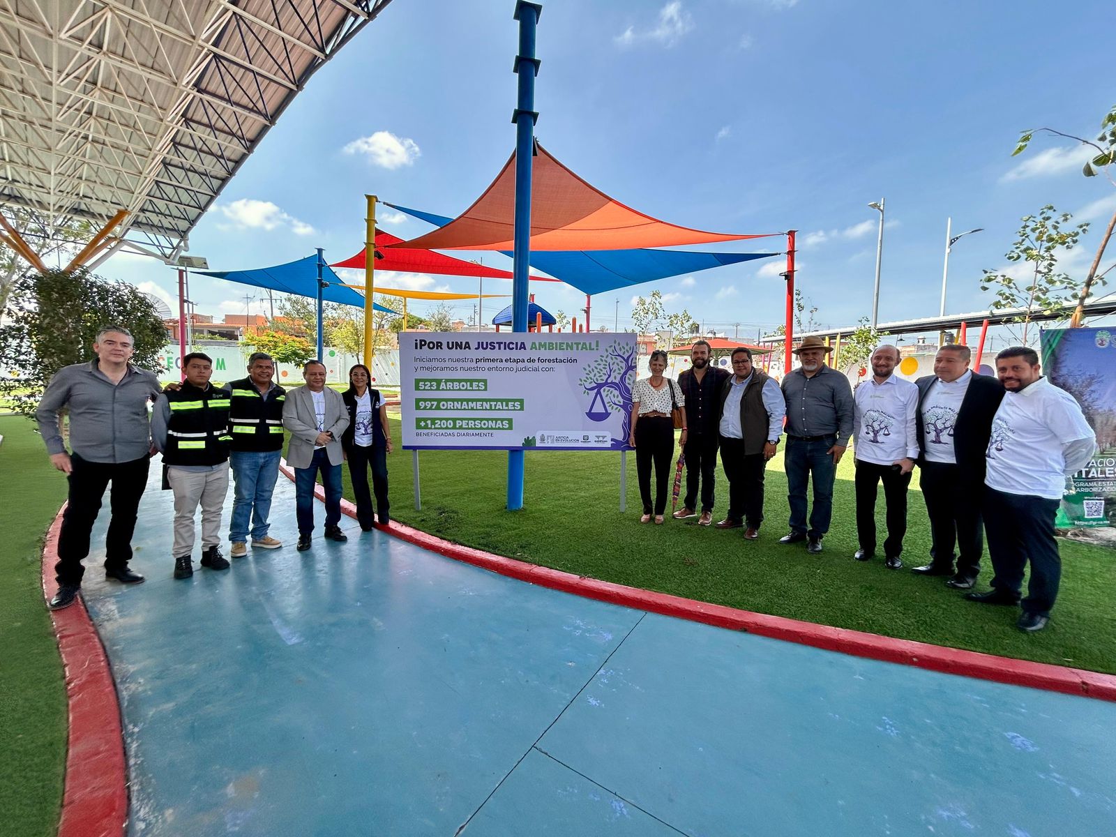 MUNICIPIO DE QUERÉTARO REALIZA REFORESTACÍON EN LA CIUDAD JUDICIAL QUERÉTARO