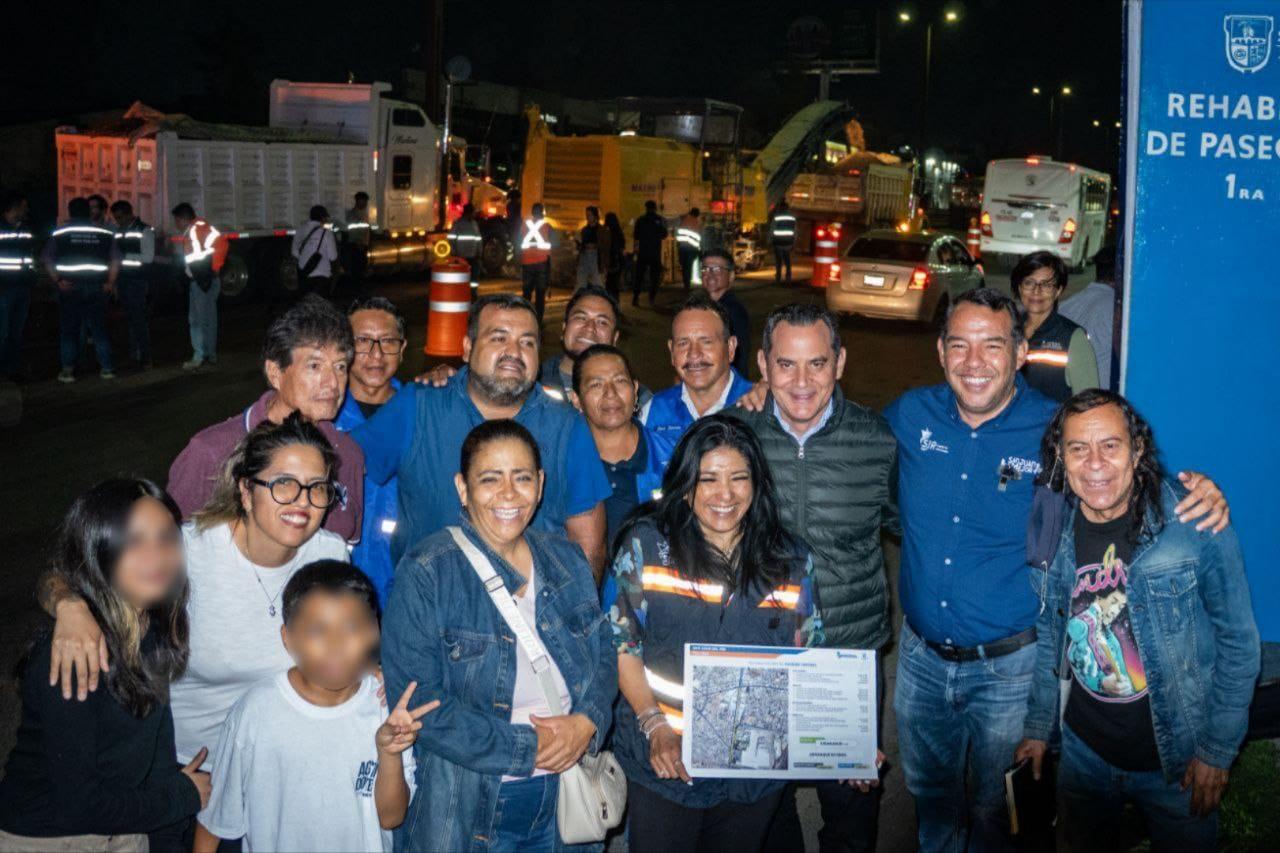 ROBERTO CABRERA PONE EN MARCHA REHABILITACIÓN DE PASEO CENTRAL CON UNA INVERSIÓN DE MÁS DE 20.6 MDP SJR