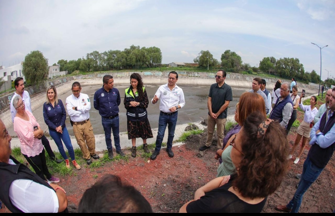 CHEPE GUERRERO SUPERVISA FUNCIONAMIENTO DE LOS CÁRCAMOS DE PIRÁMIDES, PASEOS DEL BOSQUE Y PUERTA REAL