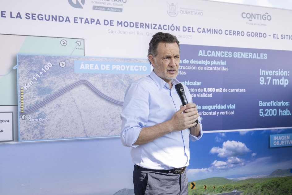 ANUNCIA GOBERNADOR LA SEGUNDA ETAPA DEL CAMINO CERRO GORDO – EL SITIO