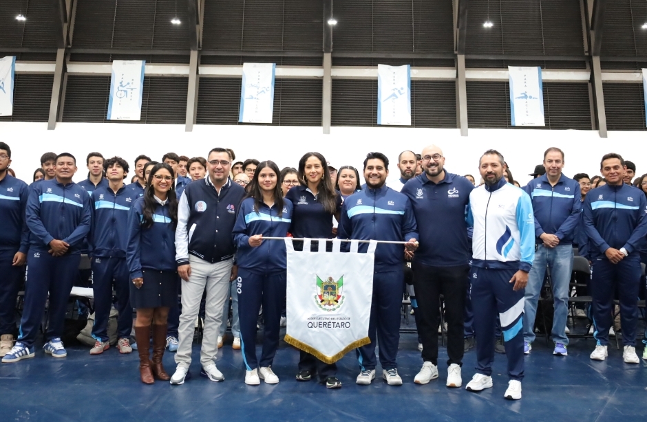 ABANDERAN A DELEGACIÓN QUERETANA PARA LOS JUEGOS DEPORTIVOS CONADEMS 2025