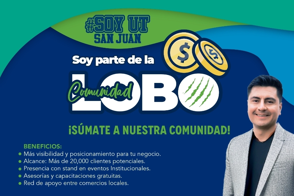 CONVOCA UT SAN JUAN AL COMERCIO LOCAL A SUMARSE A LA COMUNIDAD LOBO