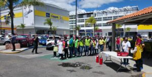 EL GOBIERNO MUNICIPAL DE TEQUISQUIAPAN PARTICIPÓ EN EL SIMULACRO NACIONAL.