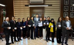 HÉCTOR MAGAÑA HACE ENTREGA DE SU PRIMER INFORME DEGOBIERNO A REGIDORES Y SÍNDICOS EN SESIÓN DE CABILDO EN TEQUISQUIAPAN