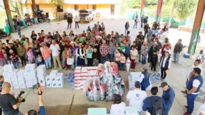 EL PRESIDENTE MUNICIPAL DE SAN JOAQUÍN, MTRO. CARLOS MANUEL LEDESMA ROBLES, ENCABEZÓ LA RUTA DE VISITA A LAS FAMILIAS AFECTADAS POR LAS LLUVIAS