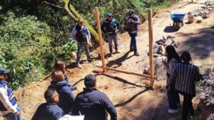 RECORRIDO POR LAS OBRAS QUE SE LLEVAN A CABO EN EL CAMINO A LA COMUNIDAD DE AGUA DE VENADO, SAN JOAQUÍN