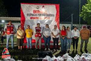 ADMINISTRACIÓN MUNICIPAL DE ARROYO SECO LLEVA TAMBIÉN APOYO ALIMENTARIO A FAMILIAS DE CONCÁ TRAS LA CONTINGENCIA