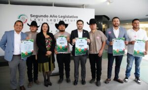 PRESENTAN EN EL SENADO EL FESTIVAL DE HUAPANGO DE AHUACATLÁN DE GUADALUPE, PINAL DE AMOLES