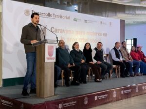 SE REALIZÓ EN TEQUISQUIAPAN LA CARAVANA “MUJERES EN LA PROPIEDAD SOCIAL”.