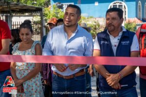 ENTREGAN AMPLIACIÓN DE DRENAJE SANITARIO EN EL CALVARIO, PURÍSIMA DE ARISTA