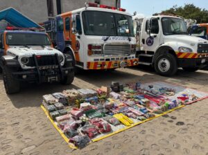 ASEGURA EL MARQUÉS MÁS DE 300 KILOGRAMOS DE PIROTECNIA DURANTE OPERATIVO