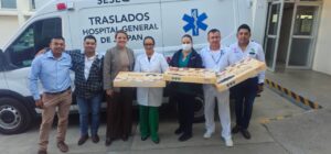 GESTOS QUE RECONFORTAN: YUNI BENÍTEZ CELEBRA A ENFERMERAS, ENFERMEROS Y NIÑAS Y NIÑOS EN EL HOSPITAL GENERAL DE JALPAN