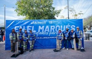 EL MARQUÉS REALIZA JORNADA INTEGRAL DE LIMPIEZA EN HACIENDA LA CRUZ Y PASEOS DEL MARQUÉS