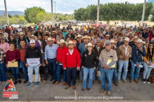 FERNANDO SÁNCHEZ GIL IMPULSA EL DESARROLLO DE NUESTROS PRODUCTORES DEL CAMPO EN PURÍSIMA DE ARISTA CON UNA INVERSIÓN TRIPARTITA DE 9.1 MILLONES.