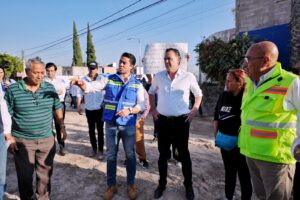 ACOMPAÑA FELIFER MACÍAS AL GOBERNADOR A SUPERVISIÓN DE OBRAS DE CONTROL PLUVIAL MENCHACA-PEÑUELAS