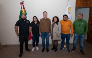 EL PRESIDENTE MUNICIPAL DE EL MARQUÉS, RODRIGO MONSALVO CASTELÁN SOSTUVO UNA REUNIÓN CON LA COMISIÓN DE TRIBUNALES DE JESÚS