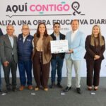 ENTREGA MARTHA SOTO LABORATORIOS Y CANCHA DE USOS MÚLTIPLES EN SECUNDARIA TÉCNICA DE CORREGIDORA