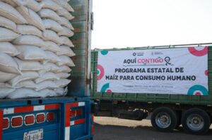 ENTREGA SEDEA MAÍZ PARA CONSUMO HUMANO EN EL MARQUÉS