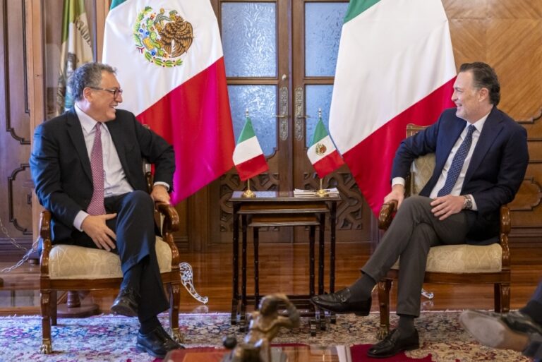 SE REÚNE GOBERNADOR CON EL EMBAJADOR DE ITALIA EN MÉXICO