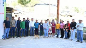 ENTREGAN TANQUE TIPO LINNER EN LA COMUNIDAD DE LOS CHARCOS