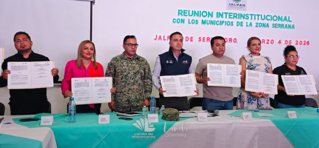 LANDA DE MATAMOROS PARTICIPA EN REUNIÓN INTERINSTITUCIONAL Y FIRMA DEL CONVENIO PARA REGULAR VENTA DE BEBIDAS ALCOHÓLICAS