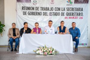 YUNI BENÍTEZ Y ERICK GUDIÑO FORTALECEN LAZOS DE TRABAJO EN LANDA DE MATAMOROS