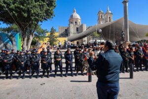 PASA REVISTA ALCALDE GASPAR TRUEBA AL OPERATIVO PARA LA FIESTA GRANDE DE SORIANO