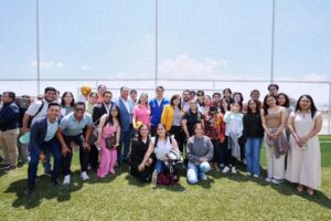 FOMENTA FELIFER MACÍAS EL DEPORTE CON LA PRIMERA ETAPA DE LA UNIDAD DEPORTIVA UAQ CAMPUS AEROPUERTO
