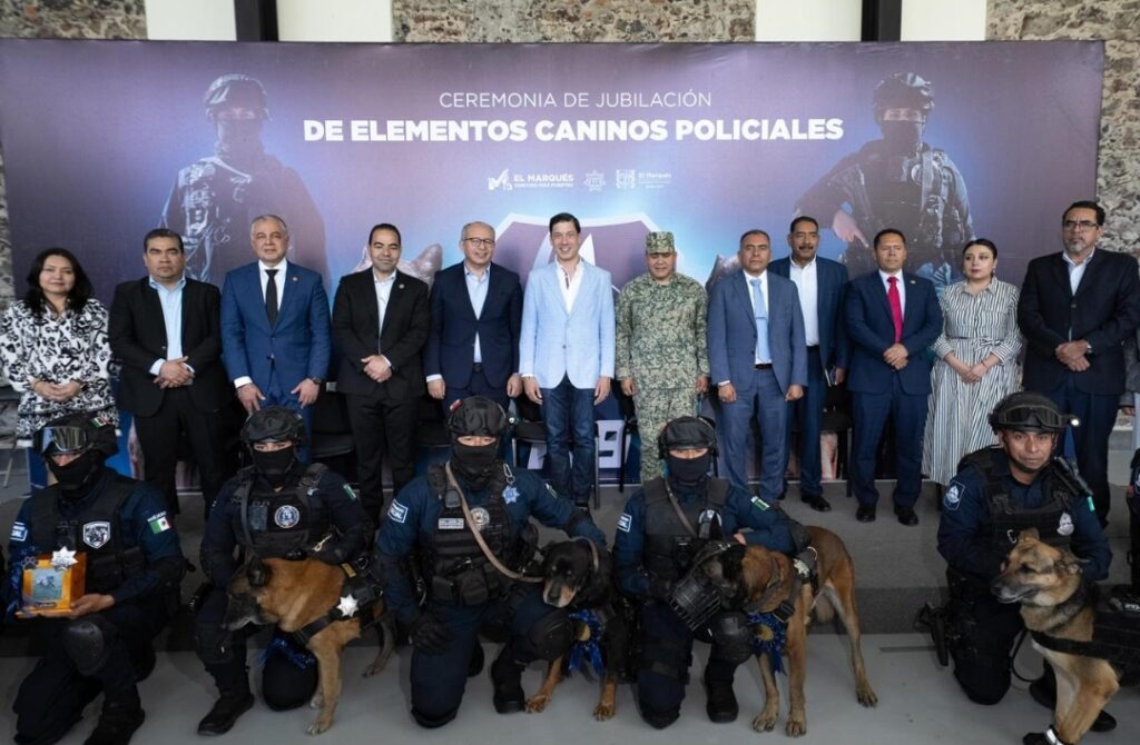 RECONOCE RODRIGO MONSALVO TRAYECTORIA Y LEGADO DE LA UNIDAD K9 DE LA SSPM EL MARQUÉS