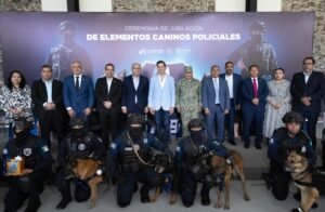 RECONOCE RODRIGO MONSALVO TRAYECTORIA Y LEGADO DE LA UNIDAD K9 DE LA SSPM EL MARQUÉS